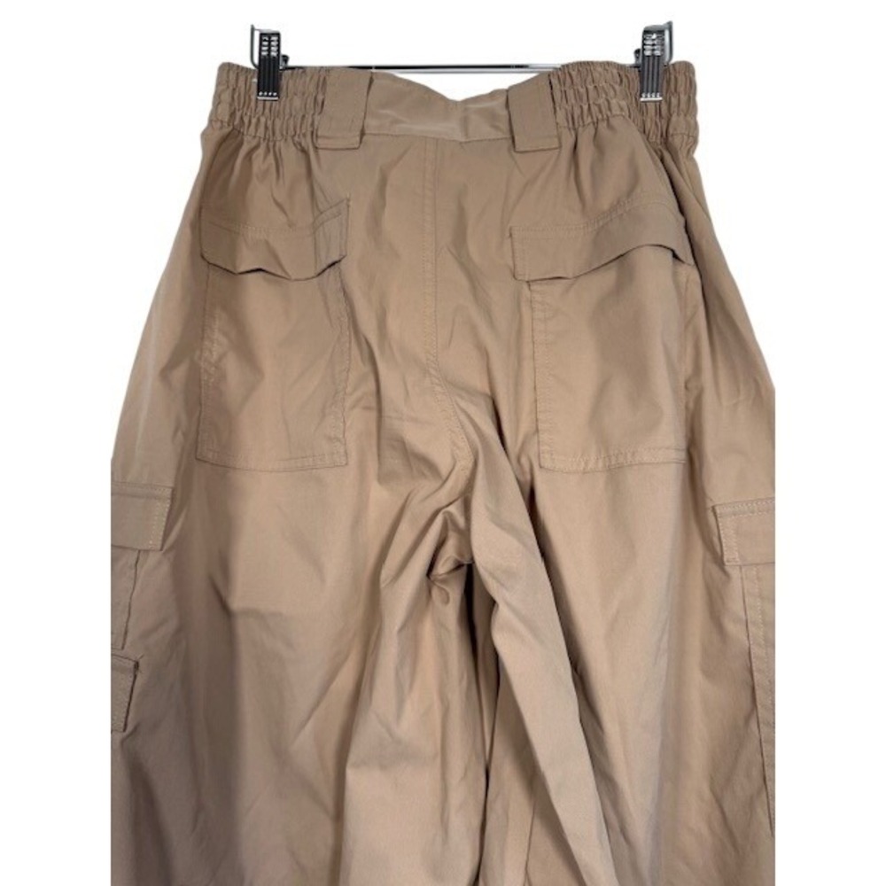 NWOT‎ Jordan Flight Cargo Pants Tan Wide Leg Drawstring Womens - Medium - Picture 12 of 16